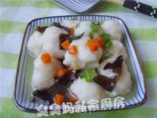 三色鱼丸的做法