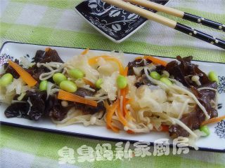金针炒双耳的做法