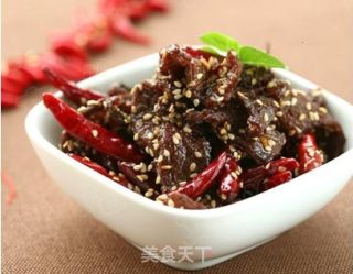 芝麻肉丝的做法