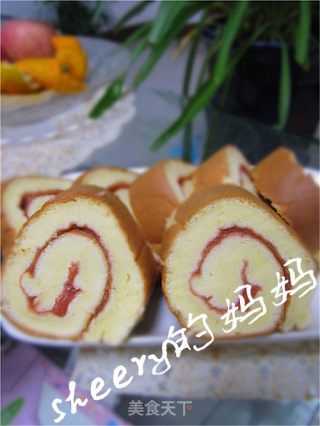 山楂酱蛋糕卷