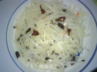 炝拌土豆丝的做法