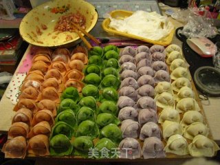 五彩 马蹄 小馄饨