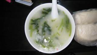 菠菜粥的做法