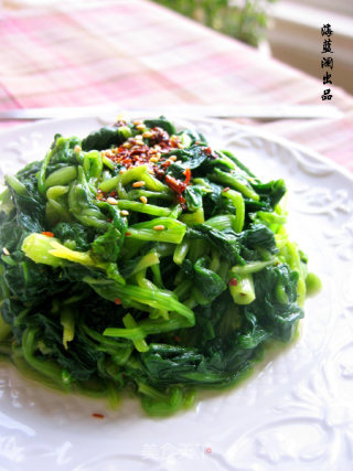 凉拌菠菜的做法