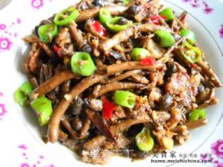 豉椒茶树菇的做法