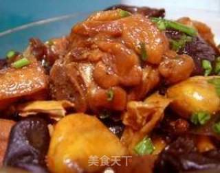 麻将栗子焖鸡的做法