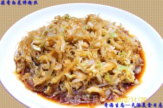 【秋冬绿盾】---《蒜香白菜拌粉丝》的做法
