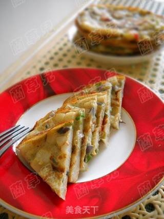 葱香土豆蛋饼的做法