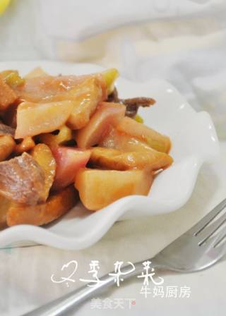 豆蔬牛肉块的做法