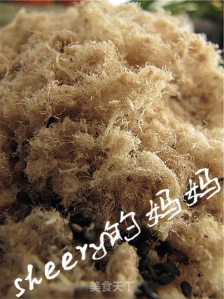 自制黑芝麻肉松的做法