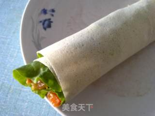 生菜卷饼的做法