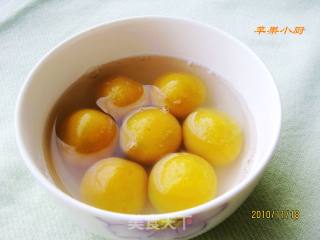 简易版的南瓜黑芝麻汤圆的做法