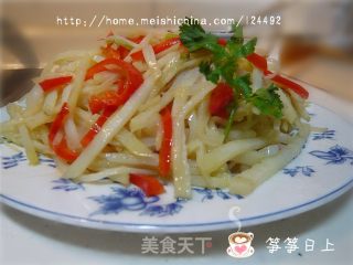 葱香土豆丝的做法