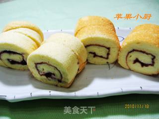 蓝莓蛋糕卷