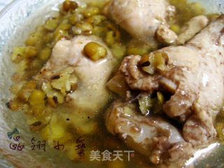 绿豆鸡汤的做法