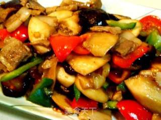 私家菜“蚝油焖双菇肉片”的做法