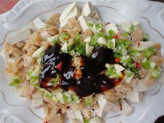 蚝油海米拌豆腐的做法