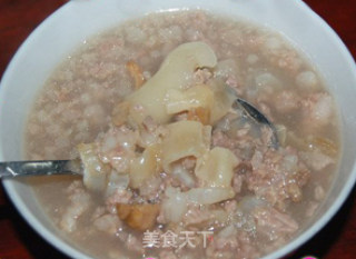 肉末鱼胶汤的做法