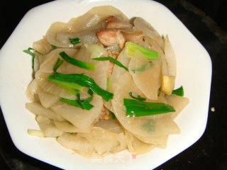 蒜香萝卜的做法