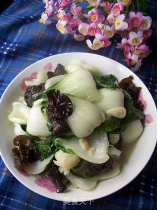木耳小白菜的做法