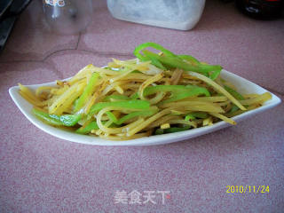 青椒土豆丝的做法
