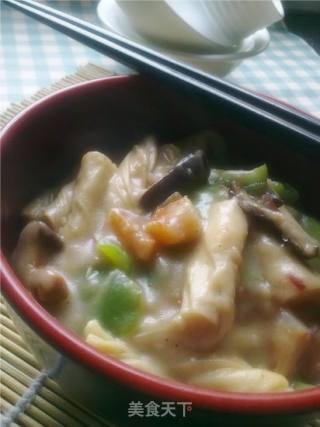 素牛肉卷煮双鲜的做法