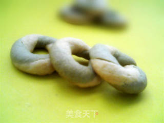 双色圈饼的做法