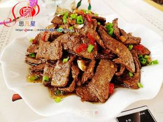 酸辣炒猪肝的做法