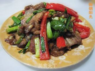 大蒜炒回锅肉的做法