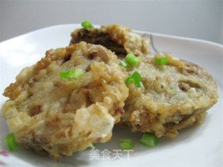 酥炸藕盒的做法