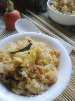 海苔蒜香炒饭