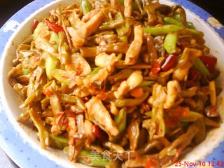 红油豇豆小炒肉的做法