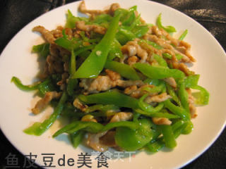 家常菜尖椒肉丝