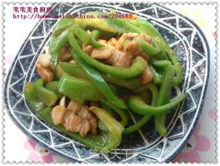 青椒炒五花肉的做法