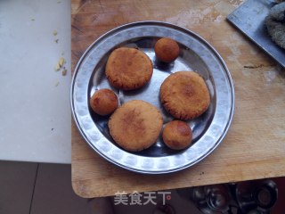 油炸南瓜饼、玫瑰糯米丸的做法