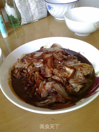 糖醋炒白菜的做法