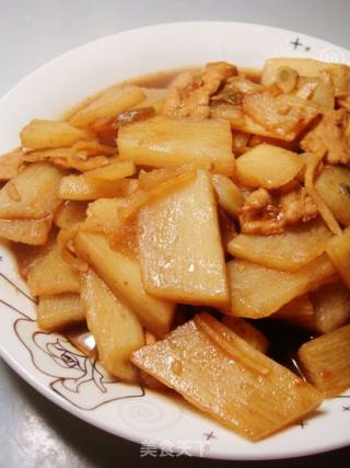 糖醋山药肉片的做法