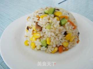 胡萝卜玉米炒饭