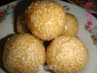 琥珀麻圆的做法