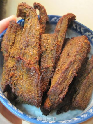 美味孜然五香牛肉干的做法