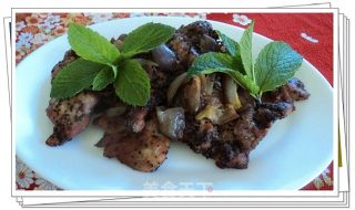 烤黑椒鸡腿肉的做法