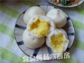 奶黄包的做法