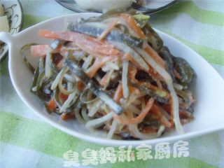 芝麻酱三丝的做法
