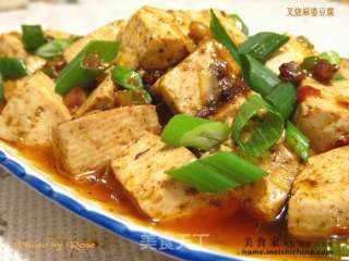 山寨式叉烧麻婆豆腐的做法