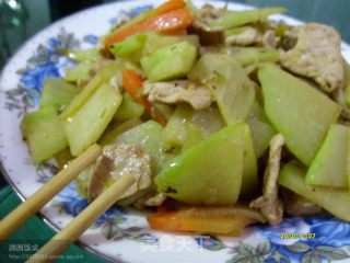 佛手炒肉片的做法