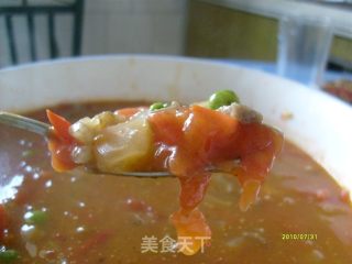 西红柿牛肉羹的做法