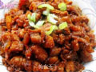 肉丁蘑菇酱的做法