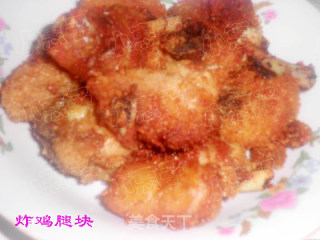 简单又香脆的------炸鸡腿块的做法