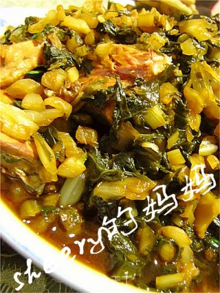 稀饭的最好搭档----草鱼炖咸菜的做法