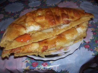 奶酪 玉米面蔬菜大饼的做法